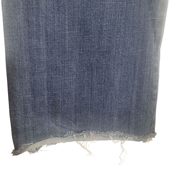 Tin Haul Wide Leg Jeans Women's 28 L Blue Denim Distressed Embellished Western - Picture 9 of 14